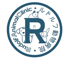 i-design (ismdesign)さんの動物病院新規開業　日本語『ルドルフ動物病院』英語『Rudolf Animal Clinic』のロゴへの提案
