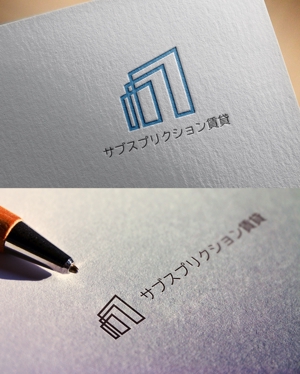D.R DESIGN (Nakamura__)さんの【サブスプリクション賃貸】のロゴの作成への提案