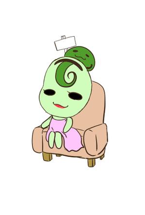 ありす (Alice_caos)さんの豆のキャラクターデザインへの提案