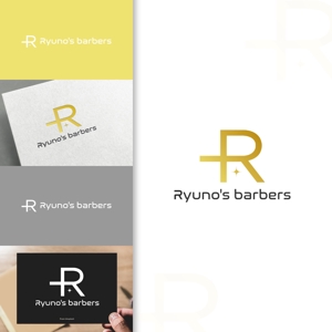 charisabse ()さんの個人経営のbarber shop[Ryuno’barbers]のロゴ制作への提案