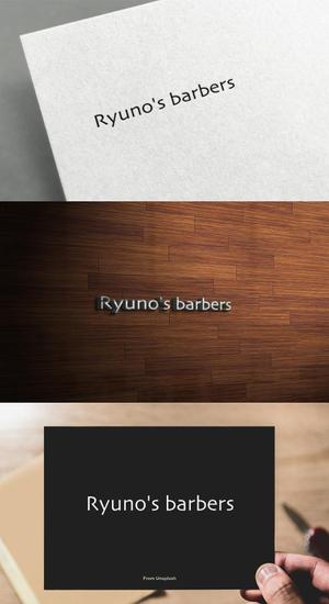 athenaabyz ()さんの個人経営のbarber shop[Ryuno’barbers]のロゴ制作への提案