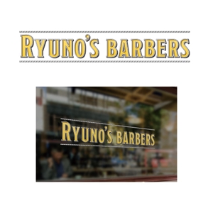 NakayaTsuyoshi (Nakaya244)さんの個人経営のbarber shop[Ryuno’barbers]のロゴ制作への提案