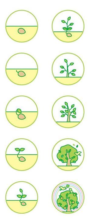 smoke-smoke (smoke-smoke)さんのキャンペーン用の植物型アイコン制作への提案