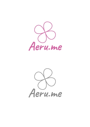 シモカタセイジ (colour_s)さんの少し憧れな人と会えるマッチングサイト「Aeru.me」のロゴへの提案