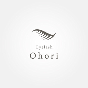 tanaka10 (tanaka10)さんのまつ毛エクステサロン「EyelashOhori」(アイラッシュ大濠)のロゴへの提案