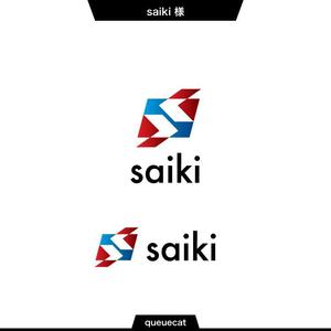 queuecat (queuecat)さんの個人プロデュース企業・メディア「saiki」のロゴへの提案