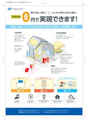 anbi0928 (anbi0928)さんの[ラフ案有り]住宅用太陽光発電に関する資料請求者向けチラシ作成の依頼 への提案