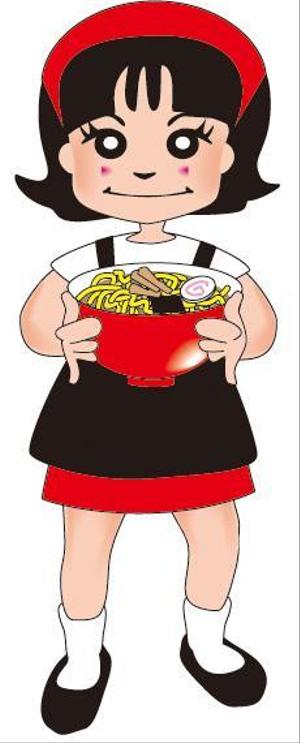 mightymamaさんの店舗名「会津・喜多方らーめん愛絆（すずな）」らーめんのキャラクターデザインへの提案