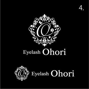 drkigawa (drkigawa)さんのまつ毛エクステサロン「EyelashOhori」(アイラッシュ大濠)のロゴへの提案
