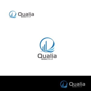niki161 (nashiniki161)さんの不動産会社「株式会社Qualia(クオリア)」の社名ロゴへの提案