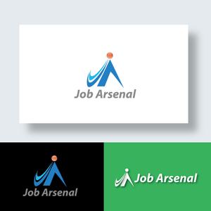 IandO (zen634)さんの人材会社　「Job Arsenal」のロゴです。への提案