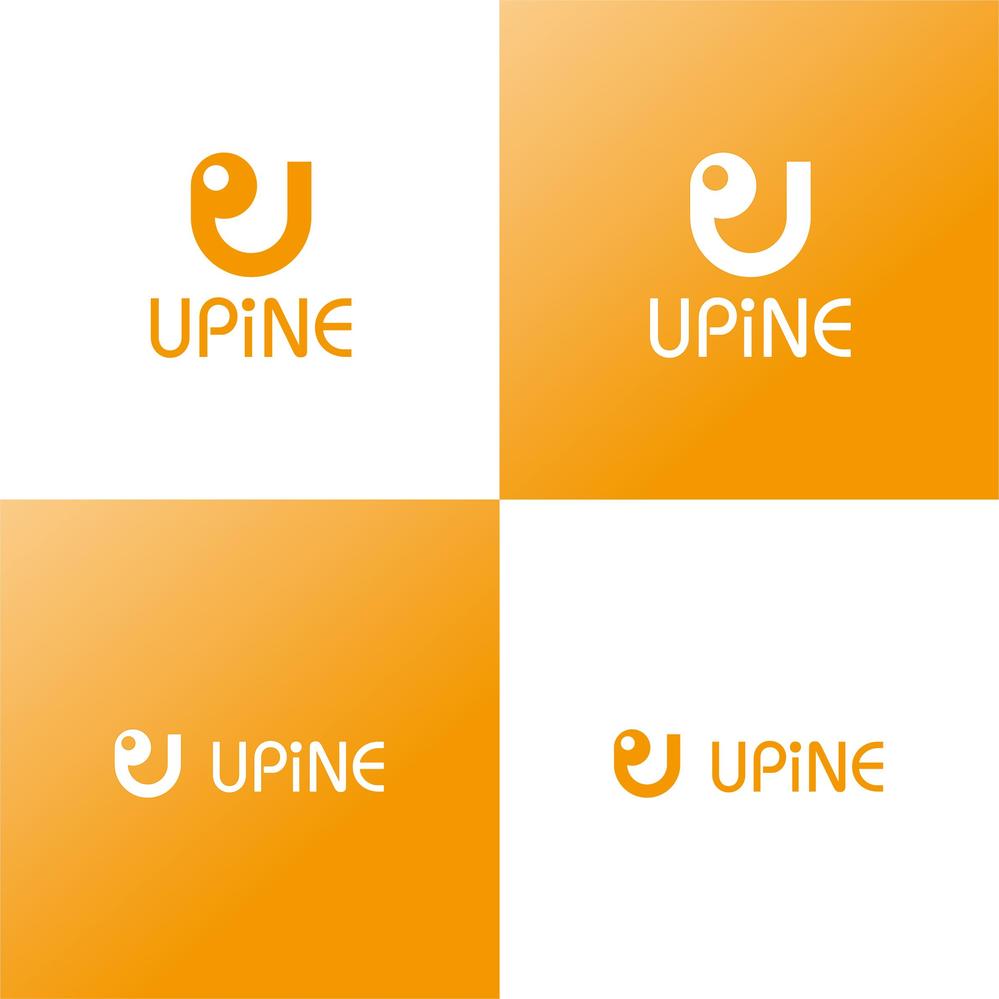 新会社「UPiNE」のロゴ、アイコン制作