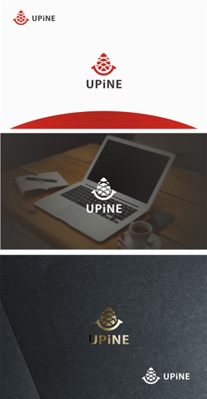 はなのゆめ (tokkebi)さんの新会社「UPiNE」のロゴ、アイコン制作への提案