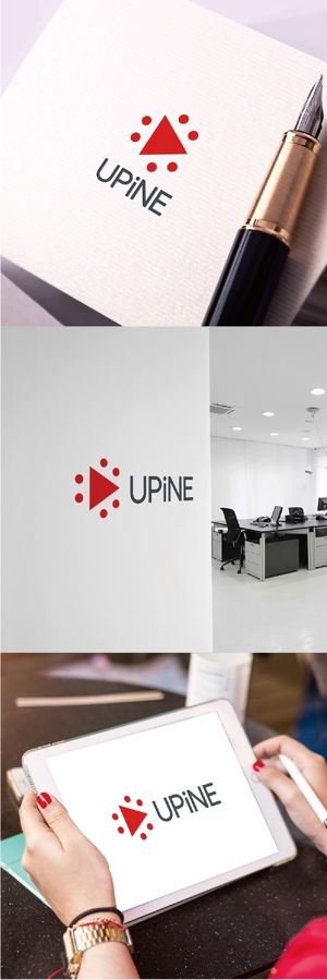 chpt.z (chapterzen)さんの新会社「UPiNE」のロゴ、アイコン制作への提案