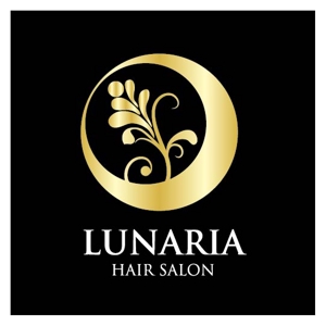 senkiさんの「LUNARIA HAIR SALON」のロゴ作成への提案