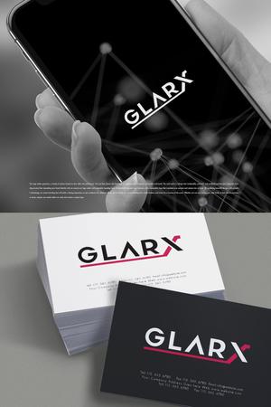 YOO GRAPH (fujiseyoo)さんの株式会社GLARXのロゴ作成依頼への提案
