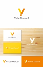y2design (yamana_design)さんのサービスロゴ「バーチャルマニュアル」への提案