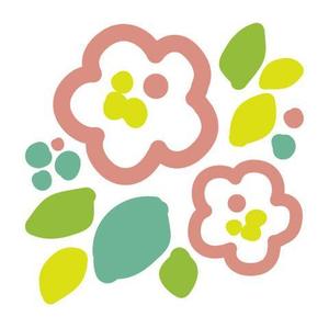 アース電設株式会社_井出 (earth_ide)さんのベビーバスポンチョに刺繍する「花」を使ったイラストへの提案