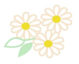 moi_illust (iiimoi_illust)さんのベビーバスポンチョに刺繍する「花」を使ったイラストへの提案