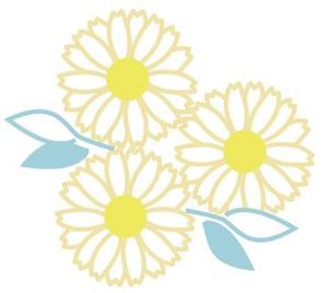 moi_illust (iiimoi_illust)さんのベビーバスポンチョに刺繍する「花」を使ったイラストへの提案