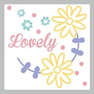 tomo_acu (tomo_acu)さんのベビーバスポンチョに刺繍する「花」を使ったイラストへの提案