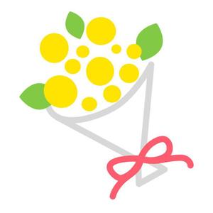 さんのベビーバスポンチョに刺繍する「花」を使ったイラストへの提案