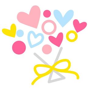 さんのベビーバスポンチョに刺繍する「花」を使ったイラストへの提案