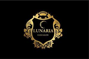 kazu5428さんの「LUNARIA HAIR SALON」のロゴ作成への提案