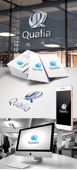 k_31 (katsu31)さんの不動産会社「株式会社Qualia(クオリア)」の社名ロゴへの提案