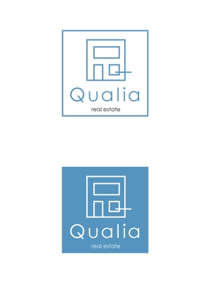 シモカタセイジ (colour_s)さんの不動産会社「株式会社Qualia(クオリア)」の社名ロゴへの提案