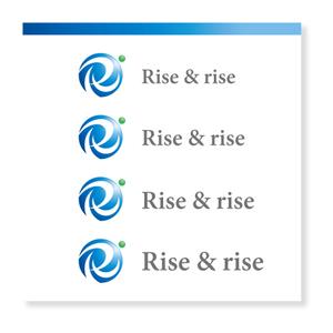forever (Doing1248)さんの「Rise＆rise」のロゴ作成（商標登録なし）への提案