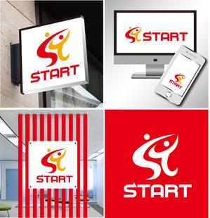 Q-Design (cats-eye)さんの学童保育「START」のロゴへの提案