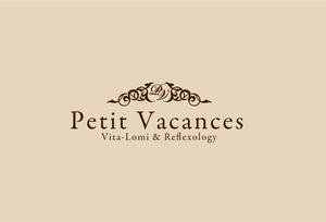 kazu5428さんのリラクゼーションサロン「Vita-Lomi & Reflexology Salon  Petit Vacances」のロゴ作成への提案