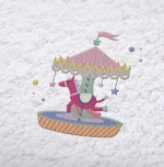 鴎舟 (2kaidou809)さんのベビーバスポンチョに刺繍する「乗り物」のイラストへの提案
