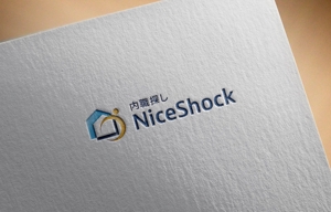 カワシーデザイン (cc110)さんのポータルサイト「内職探し【NiceShock】」のロゴ作成への提案