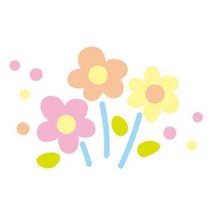 palpa-l (palpa-l)さんのベビーバスポンチョに刺繍する「花」を使ったイラストへの提案