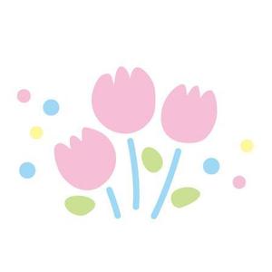 palpa-l (palpa-l)さんのベビーバスポンチョに刺繍する「花」を使ったイラストへの提案