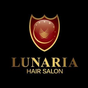 FISHERMAN (FISHERMAN)さんの「LUNARIA HAIR SALON」のロゴ作成への提案