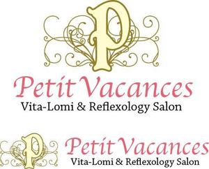 soramomoさんのリラクゼーションサロン「Vita-Lomi & Reflexology Salon  Petit Vacances」のロゴ作成への提案