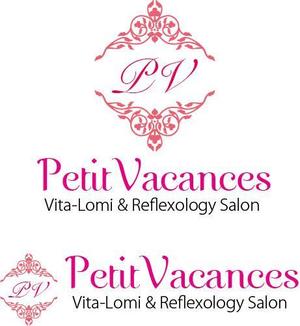 soramomoさんのリラクゼーションサロン「Vita-Lomi & Reflexology Salon  Petit Vacances」のロゴ作成への提案