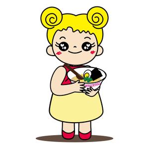 c-k-a-r-d-h (c-k-a-r-d-h)さんの店舗名「会津・喜多方らーめん愛絆（すずな）」らーめんのキャラクターデザインへの提案