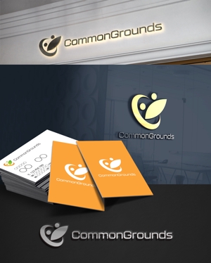 D.R DESIGN (Nakamura__)さんの何かができるきっかけを作る場「CommonGrounds」のロゴへの提案