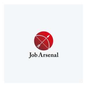 kohgun ()さんの人材会社　「Job Arsenal」のロゴです。への提案