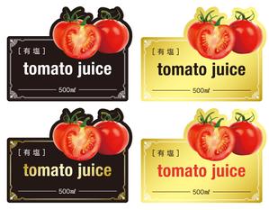 マツバラ　シゲタカ (daigoworks)さんのトマトジュース500ml、80mlビンのラベルデザインへの提案