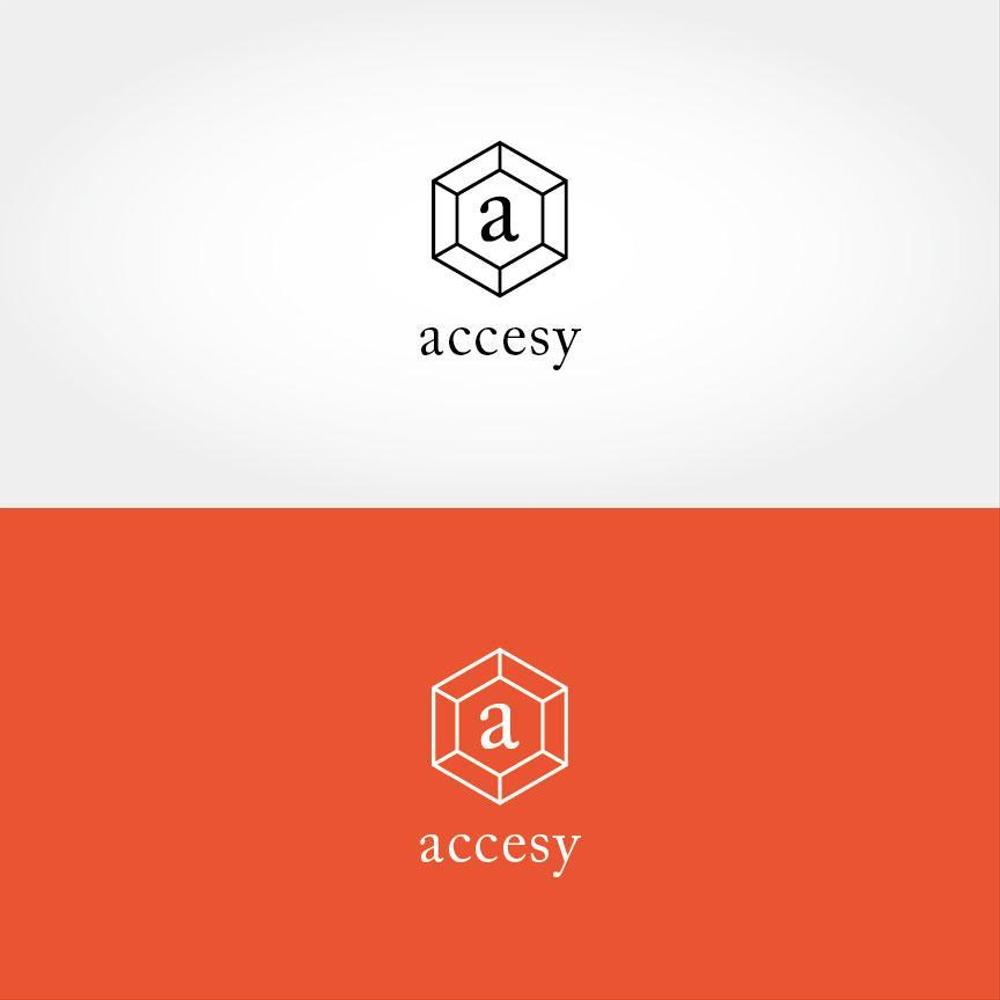 ジュエリーブランド　accesy のロゴ