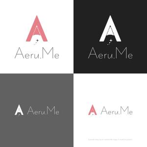 themisably ()さんの少し憧れな人と会えるマッチングサイト「Aeru.me」のロゴへの提案