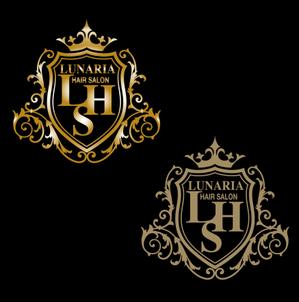 ds-second (ds-second)さんの「LUNARIA HAIR SALON」のロゴ作成への提案