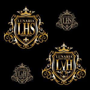 ds-second (ds-second)さんの「LUNARIA HAIR SALON」のロゴ作成への提案