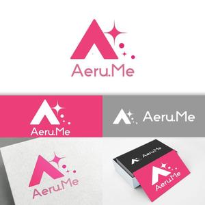 minervaabbe ()さんの少し憧れな人と会えるマッチングサイト「Aeru.me」のロゴへの提案