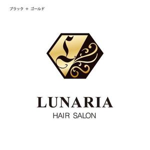 J wonder (J-wonder)さんの「LUNARIA HAIR SALON」のロゴ作成への提案